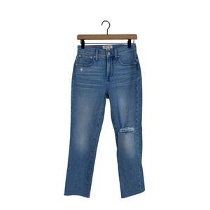NWOT J.Crew‎ The Perfect Vintage Jean, Distressed, Ripped Knee, 25 Petite